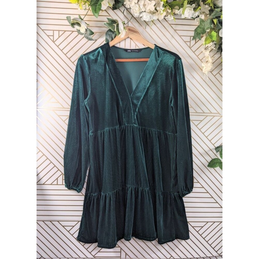 Zara Green Mini Dress